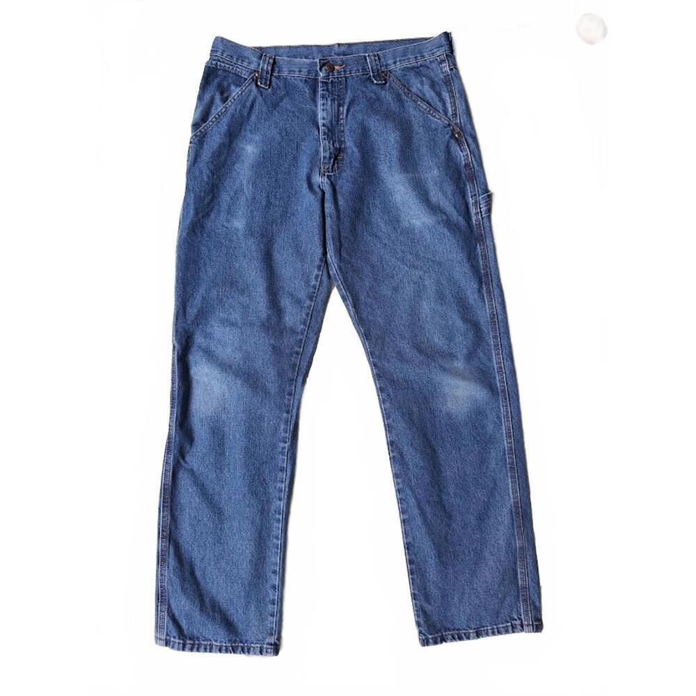 Wrangler Men’s Carpenter Jeans 32x32 Made in Mexico 1094LS0DV | Blue Denim Workw